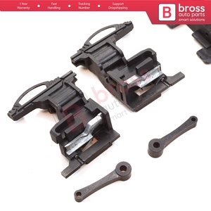BSR554-1 Juego de reparación de riel guía de techo solar tipo lamela, deflector de viento y bloque deslizante para Mercedes-Benz Clase A W168 W169 y Clase B W2 - Product Image 5