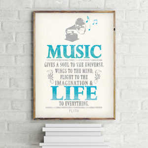 Impression d'art « Mots de vérité » de Platon - Product Image 2