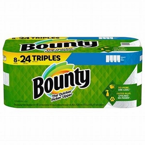 Toallas de Papel de Cocina Desechables Bounty Quick-Size de 2 Capas, Pulpa de Madera Virgen, Plegado Simple, Blancas, 12 Rollos Familiares Triples = 36 Rollos - Product Image 4