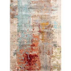 Alfombra Kavi Gris y Negra Anudada a Mano de Lana y Seda de Bambú con Patrón Abstracto para Sala de Estar o Pasillo, Tamaño 9x12 - Esk-439 - Product Image 1