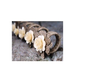 Porte-serviettes de canne pour cadeau artisanat fait à la main nouveaux anneaux de serviette en rotin de conception personnaliser l'emballage - Product Image 4