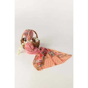 Dupatta de Chifón con Estampado Naranja para Mujer, Ligera, Transpirable, con Impresión Digital, Nuevo Chal Estilo Pashmina de Georgette Largo - Product Image 1