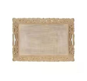 Plateau de service en bois de qualité supérieure pour les événements de mariage Vaisselle Plateau à dessert à prix raisonnable en Inde - Product Image 2