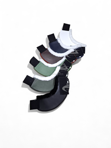 Protège-tibias en cuir pour chevaux, pour l'équitation, les courses et la mode - Product Image 3