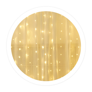 Tenda luminosa a LED 2x2m. Luce calda alimentata a corrente (GSC 204605006) - Product Image 1