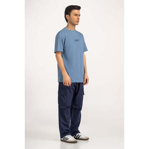 Camiseta de Cuello Redondo para Hombre, Corte Holgado, 100% Algodón, Bordado Personalizado, Fabricante OEM - Product Image 6