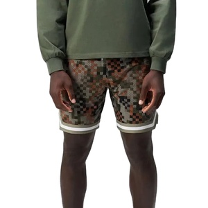 กางเกงขาสั้นทรงสปอร์ตเอวกลาง ผ้าแคนวาสระบายอากาศ ทรงหลวม ไม่ยับง่าย สำหรับผู้ชาย จำหน่ายจำนวนมาก - Product Image 1