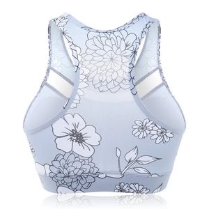 2025 Women's Sports <b>Bra</b> Lightweight Seamless Front Zip Yoga <b>Bra</b> Breathable Racerback High-Strength Shockproof Fitness Vest - Product Image 3