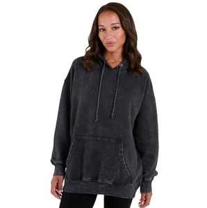 Sweat à capuche respirant personnalisé pour homme, lavage à l'acide, vente en gros, sweat à capuche surdimensionné pour homme, lavage à l'acide, sweat à capuche vintage, molleton de coton - Product Image 3