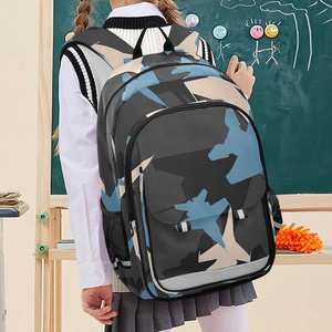 Sac à dos pour ordinateur portable de grande capacité pour les courts trajets, personnalisé, nouveau, simple, léger, pour les enfants, sac à dos tendance pour les étudiants, filles et garçons, sacs d'école - Product Image 6