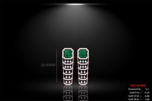 Collar de Oro Rosa de 9 Quilates con Diamante Natural para Mujer, Claridad VVS-VS, Corte Brillante de 4.74 Quilates, Joyería Privada de Lujo - Product Image 4