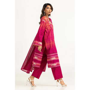 IUSTKSD-2073 Traje de Jardín de 3 Piezas Estilo Boho con Estampado y Características Transpirables Bordadas - Product Image 2