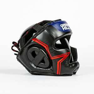 Protector de Cabeza de Boxeo Star, Casco de Media Cara, Cuero Protector y ABS con PU Impermeable, Protector de Cabeza de Boxeo a Prueba de Agua - Product Image 2