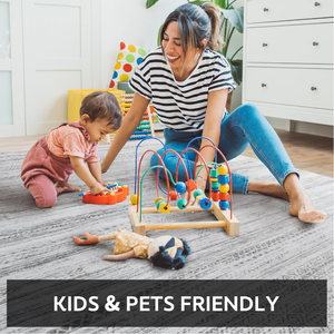 Tapis en polyester sur mesure extra large pour salon, anti-déversement, facile à nettoyer, antidérapant, décoration moderne pour la maison, fabriqué à la machine - Product Image 6