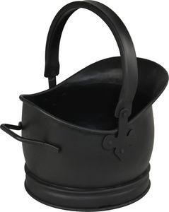 Strong iron <b>coal</b> bucket with durable handle for fireplace storage suitable for both indoor and outdoor heating needs - Product Image 1