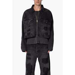 Veste et manteau en jean déchiré oversize pour homme Veste en jean déchiré oversize à la mode et tendance pour homme - Product Image 4