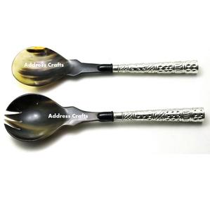 Cuillère à salade en corne de buffle et accessoires de cuisine et articles de vaisselle à prix compétitif - Product Image 2