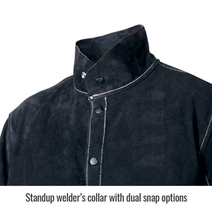 Chaqueta de soldadura de alta resistencia para soldadores, proveedor de ropa de protección industrial, chaqueta de soldador resistente al calor - Product Image 3