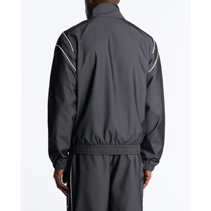 Ensemble veste et pantalon coupe ample imperméable personnalisé en nylon coupe-vent, survêtement de jogging réfléchissant pour homme, style urbain léger - Product Image 2