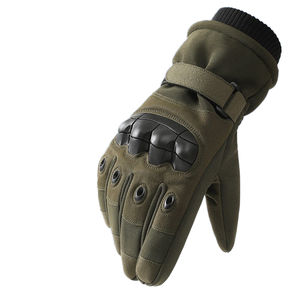 Gants de moto tactiques pour hommes et femmes avec embouts de protection des articulations et fermeture velcro réglable - Product Image 2