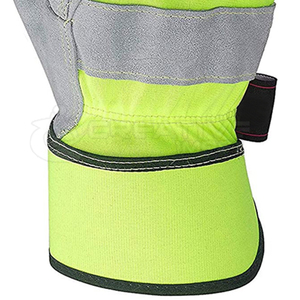 ถุงมือทำงานผ้าโพลีเอสเตอร์สำหรับผู้ชายถุงมือหนังระบายอากาศได้ดีมีความปลอดภัยสำหรับกลางแจ้งมีโลโก้ตามสั่ง - Product Image 6