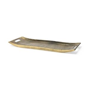 Premium Modern Metal Serving <b>Tray</b> With Chic Design Perfect For Serving Cocktails <b>Snacks</b> And Beverages During Social Events - Product Image 1