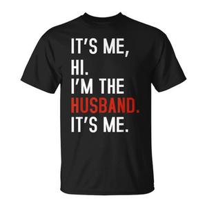 T-shirt « C'est moi, je suis le mari » pour papa, mari, homme adulte, manches courtes, col rond, impression sérigraphique - Product Image 1