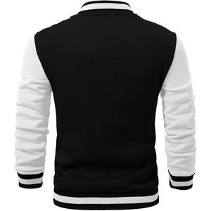 Respirant, grande taille varsity veste hiver haute qualité en cuir manches collège Baseball laine varsity veste pour unisexe 2026 - Product Image 3