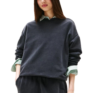 2025 à la mode femmes vêtements sweats pull décontracté sweat à capuche surdimensionné pour l'hiver entraînement dames Gym Fitness sweat - Product Image 6