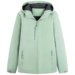 Men's Winter Outdoor Warm Zipper <b>Hoodie</b> Jacket Breathable Fashion Personality Customization with Front Logo for <b>Children</b> - Product Image 3