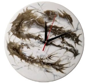 Modern Resin <b>Wall</b> <b>Clock</b> for <b>Bedrooms</b> and Kitchens Premium Quality Handmade Resin <b>Clock</b> for Home Decor - Product Image 6