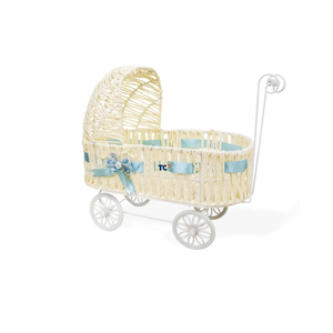 รถเข็นเด็กตุ๊กตาหวายธรรมชาติผลิตในเวียดนาม - Product Image 1