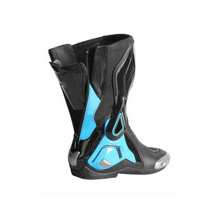 Bottes de moto confortables sur mesure, vêtements de sport, cuir véritable, imperméables, coupe-vent, respirants, pour la conduite et les courses automobiles - Product Image 4
