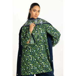 Ensemble de costume 3 pièces imprimé Khaddar pour femmes IUSTKSD-1287 - Product Image 4