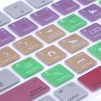 Couverture de clavier en silicone pour raccourcis Logic Pro X/Premiere Pro CC/PS