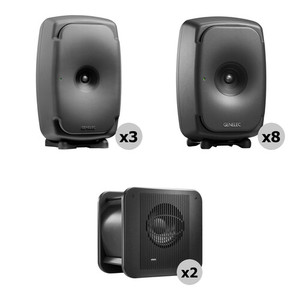 Énorme Remise sur le Pack Dolby Atmos 7.1.4 : 3 Moniteurs de Studio 8361A et 8 Modules de Contrôle Vocal Audio Studio 8341A - Product Image 1