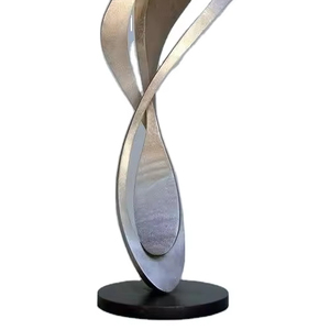 Diseño de Arte de metal Escultura de pared de cuerpo humano moderno Escultura de acero de ciervo Escultura de animal de tamaño real Acero inoxidable - Product Image 1