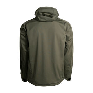 Veste de chasse imperméable coupe-vent en softshell pour homme de haute qualité, col montant avec fermeture éclair, vêtements de chasse - Product Image 2