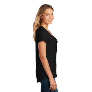 Camisetas lisas con serigrafía de logotipo personalizado para mujer - Product Image 3