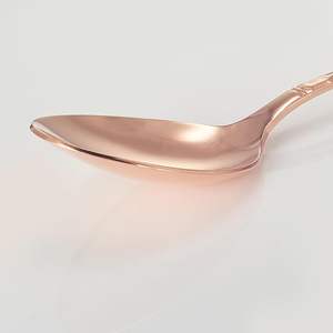 Cuchara de cobre puro, vajilla de cobre para mezclar salsa, servir cuchara de cobre, cuchara de comida occidental al precio más bajo - Product Image 2