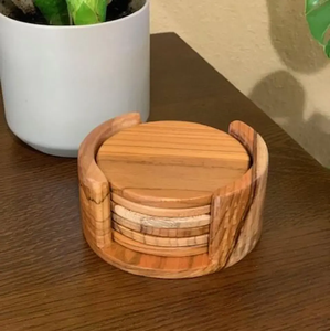 Sous-verres en bois classiques et élégants de qualité export, respectueux de l'environnement, pour protéger les surfaces tout en ajoutant une touche d'élégance rustique, en provenance d'Inde - Product Image 6