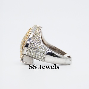 Anillo de Plata 925 Estilo Campeón Personalizado, Hip Hop, con Diamantes Moissanite VVS, Engaste de Púas con Baño de Rodio, Regalo de Cumpleaños para Hombre - Product Image 3