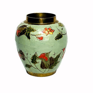 Home Decoration <b>Gold</b> Plated Shiny Polished Metal <b>Vase</b> Hand Crafted Stylish Flower <b>Vase</b> Decoration <b>Floor</b> Superior Quality - Product Image 4