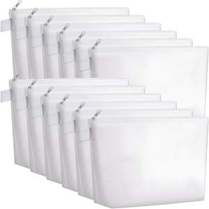 Pochette zippée en toile de coton personnalisée, grande capacité, écologique, réutilisable, pliable, avec poignée souple, pour maquillage et cosmétiques, impression de logo - Product Image 4