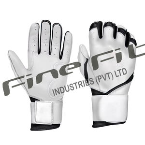 Gants de frappe de baseball en cuir d'agneau haute performance pour enfants Gants en tissu de maille d'entraînement sportif pour jeunes confortables personnalisés - Product Image 1