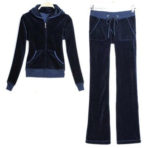 Best OEM Service Full Zip Up Plain <b>Velvet</b> <b>Women</b> Velour <b>Jogger</b> Set Good High Quality Track Suit <b>Women's</b> Gym Tracksuit 2026 - Product Image 2