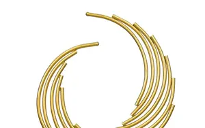 Mesa DE ARTE escultural decoración centros de mesa de hierro de alta calidad hermoso artículo decorativo mesa metálica escultural - Product Image 2