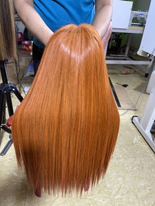 ขายส่งสีส้มสั้นบ๊อบส่วนด้านวิกผมสำหรับผู้หญิงสีดำลูกไม้ด้านหน้าบ๊อบ100% เวียดนามมนุษย์วิกผม - Product Image 6