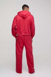 Elegante Sudadera con capucha Pantalones de chándal Jogger Set Cargo Pant Chándal de gran tamaño Skeleton Print Zip Through Chándal con capucha para ropa deportiva - Product Image 2