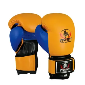 ถุงมือชกมวยแบบสั่งทำพิเศษ น้ำหนักเบา สำหรับฝึกซ้อม ดีไซน์คลาสสิก รุ่นใหม่ หนังแท้ พร้อมสายรัดข้อมือแบบ Hook and Loop สำหรับผู้ใหญ่ - Product Image 1